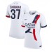 Paris Saint-Germain Milan Skriniar #37 Bortedrakt Dame 2024-25 Korte ermer